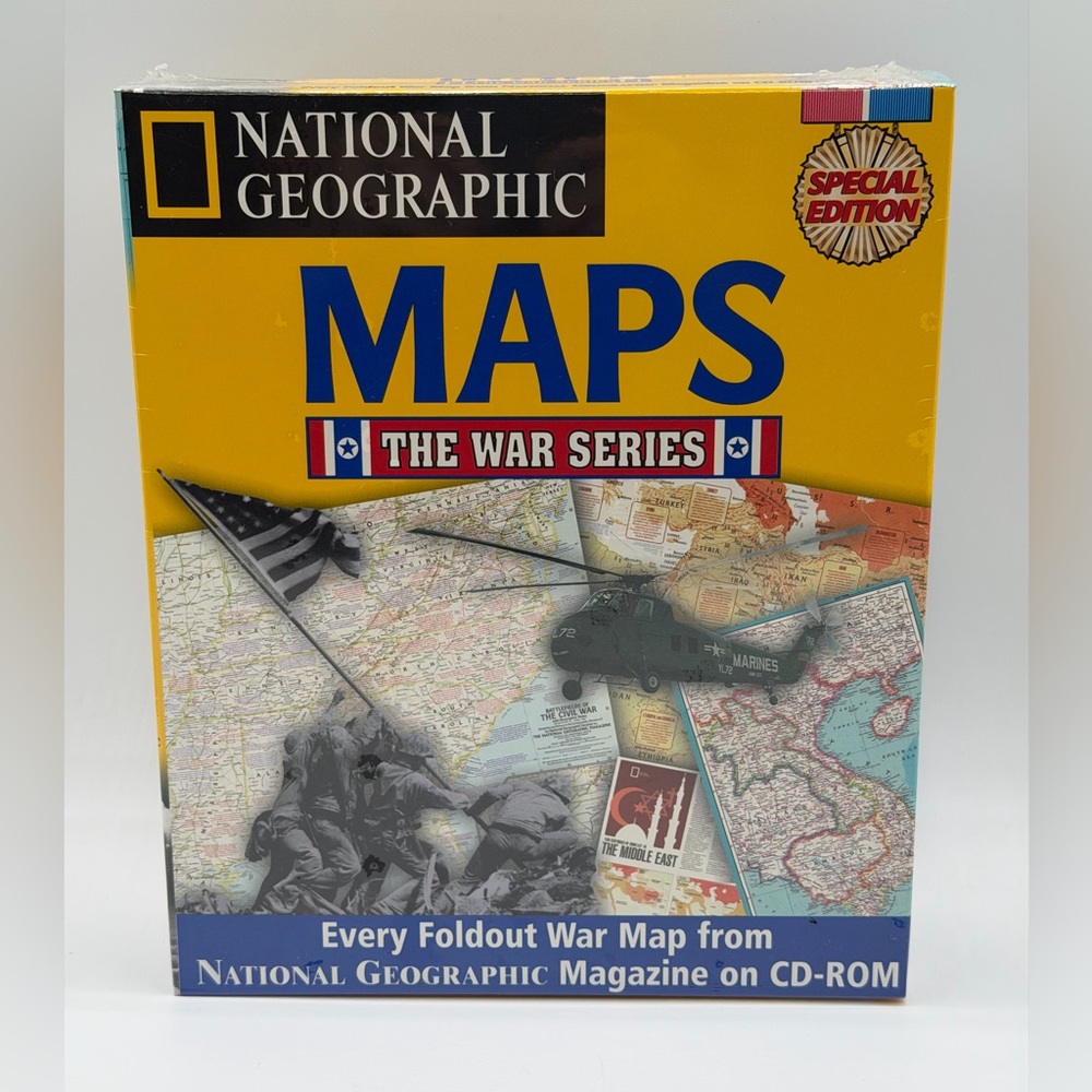 National Geographic Maps The War Series - Special Edition PC CD-ROM New Sealed